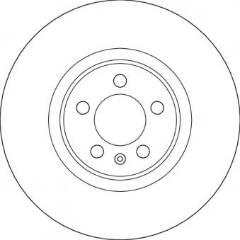 Jeu de 2 disques de frein arrière TRW DF6797S