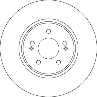 Jeu de 2 disques de frein avant TRW DF6829S