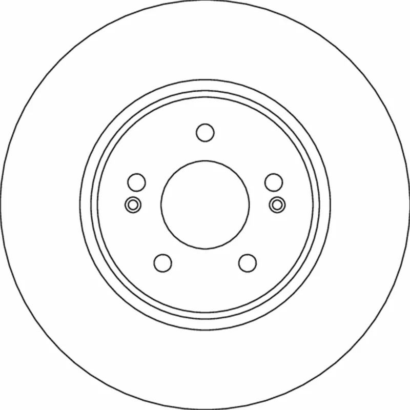 Jeu de 2 disques de frein avant TRW DF6829S