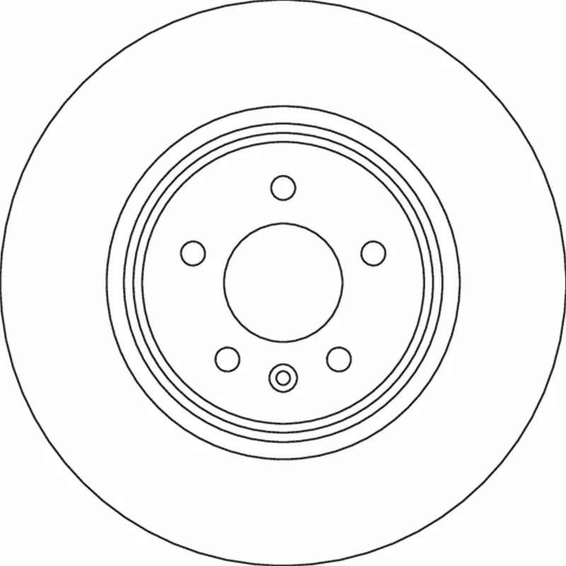 Jeu de 2 disques de frein arrière TRW DF6917S