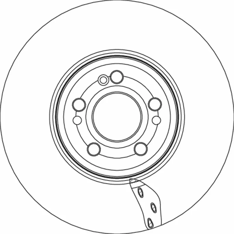 Jeu de 2 disques de frein avant TRW DF6942S