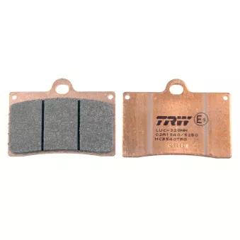 Jeu de 4 plaquettes de frein avant TRW MCB540TRQ